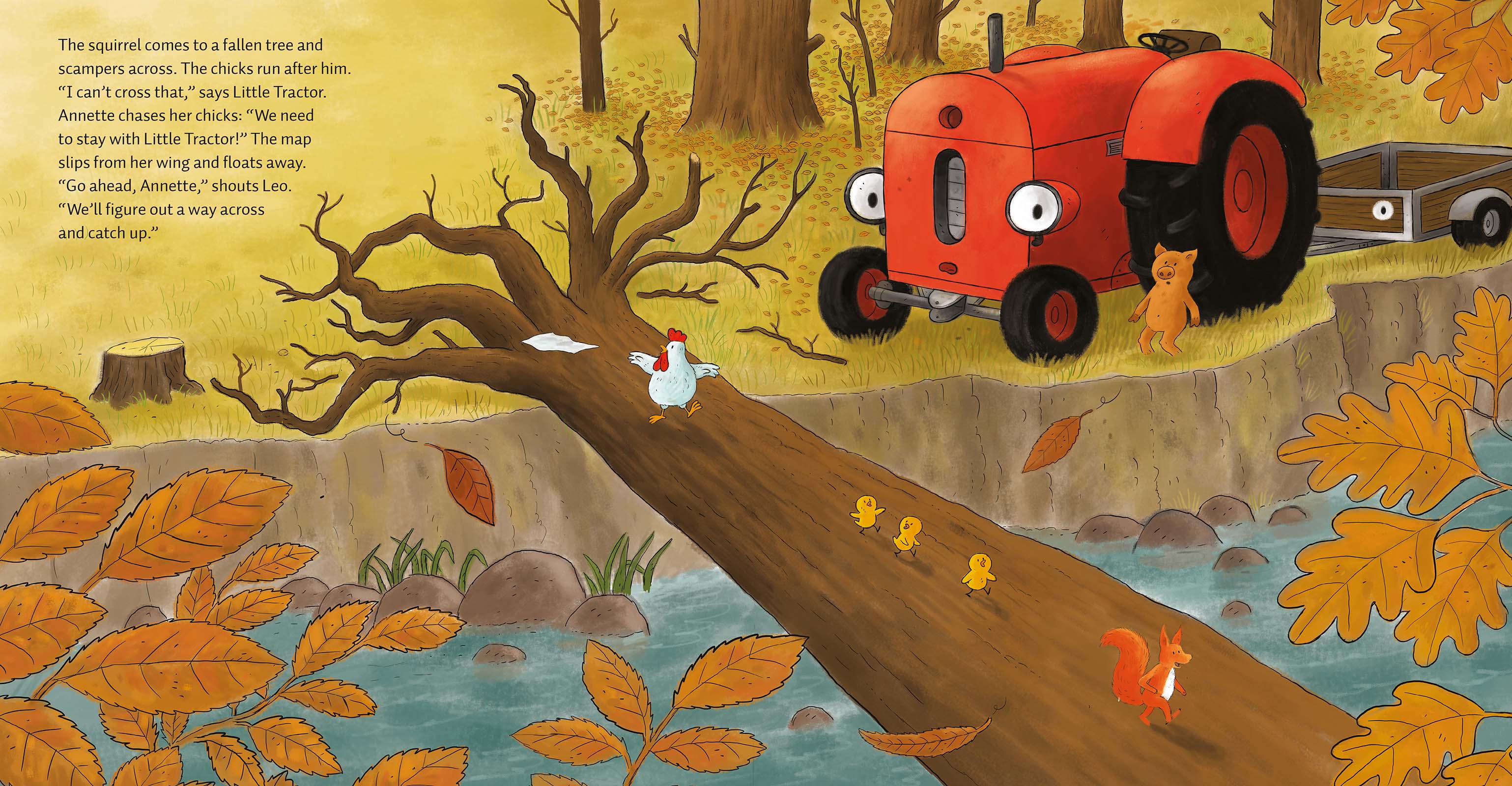 Little Tractor in the Fall