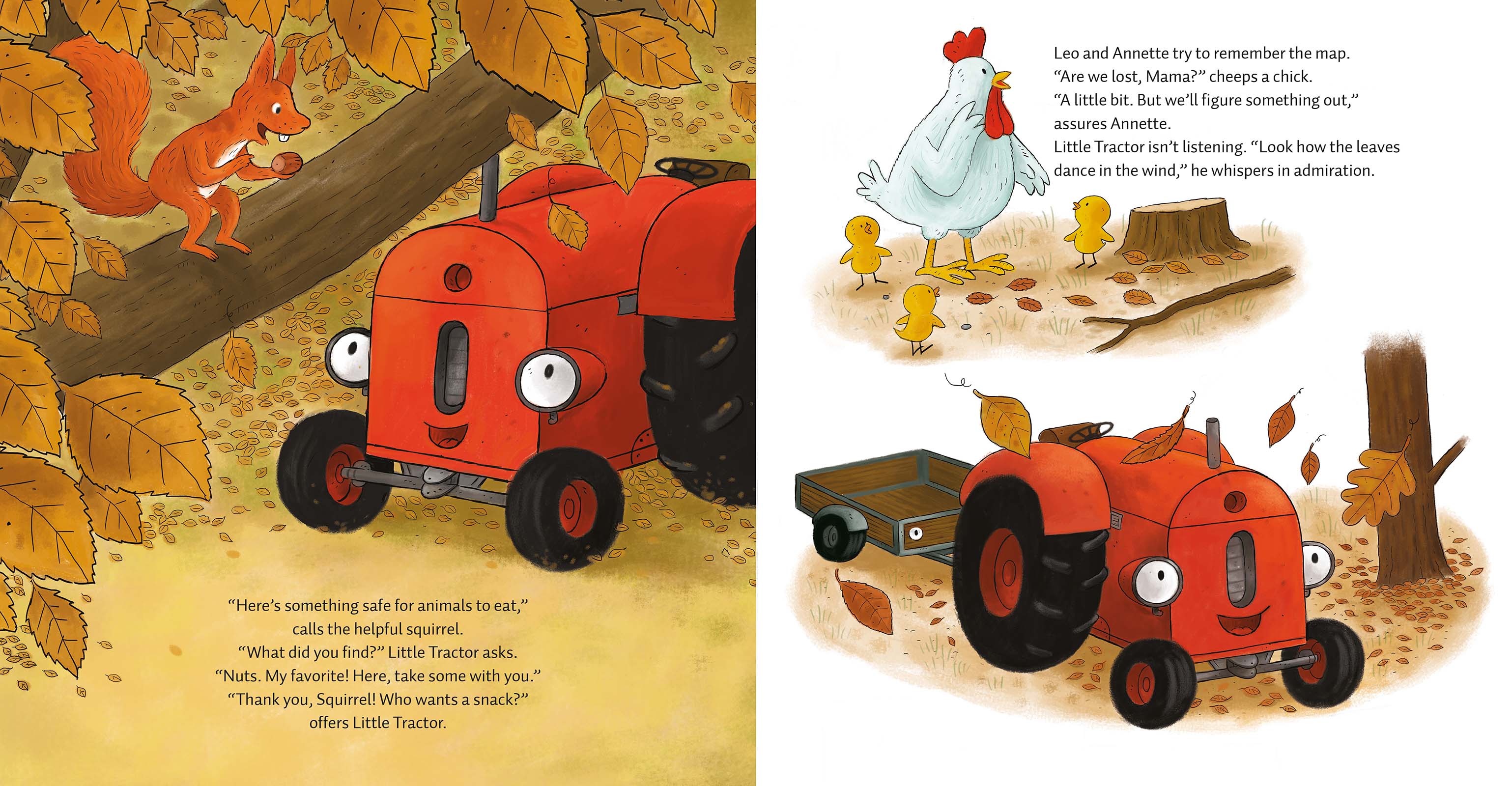 Little Tractor in the Fall