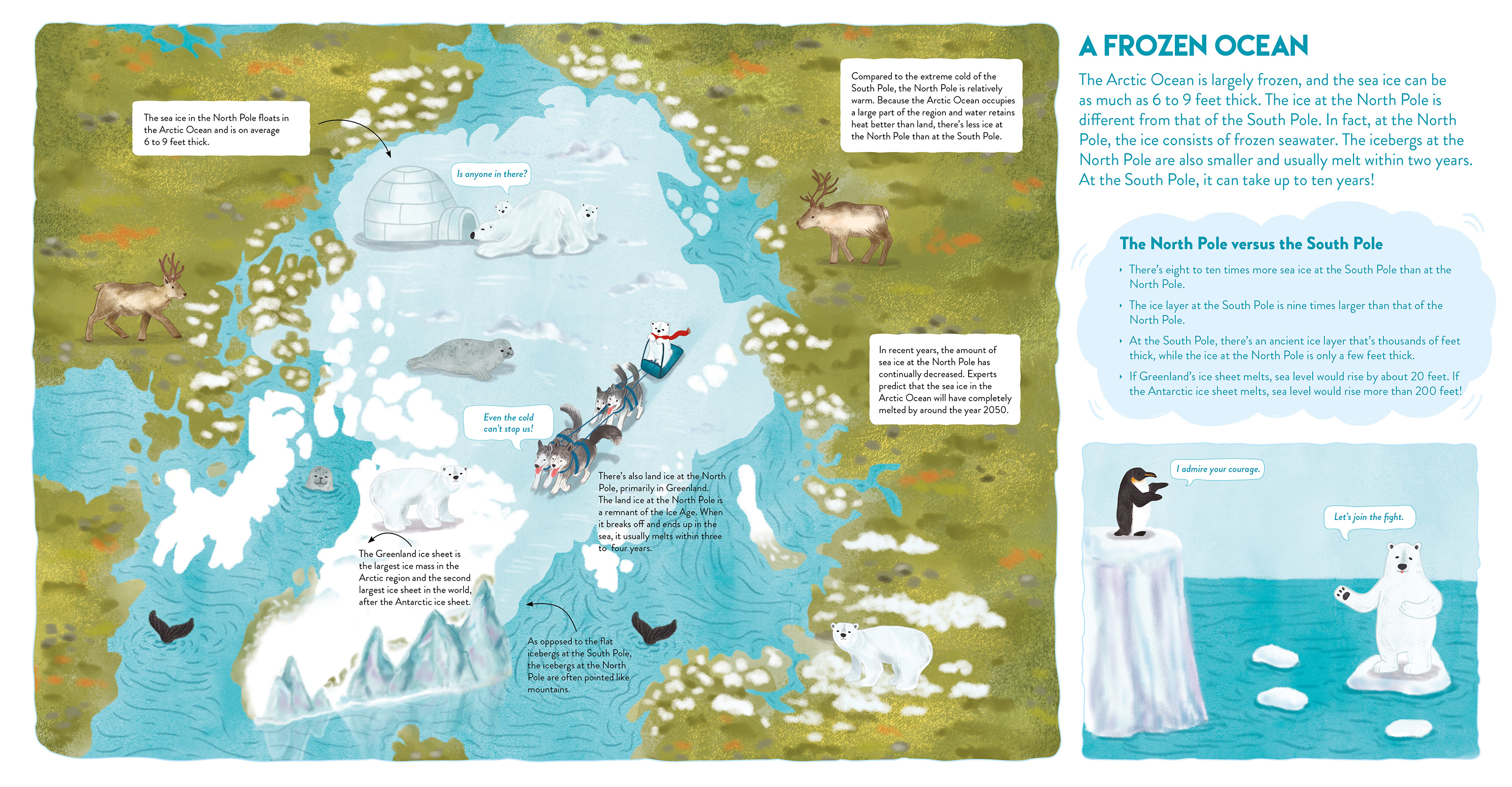 The South Pole and the North Pole. Two Books into One