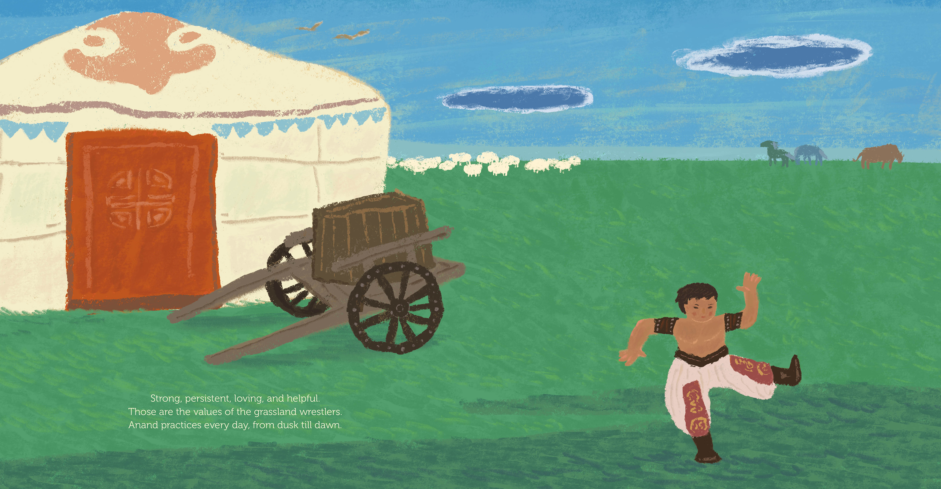 Wrestlers of the Grassland