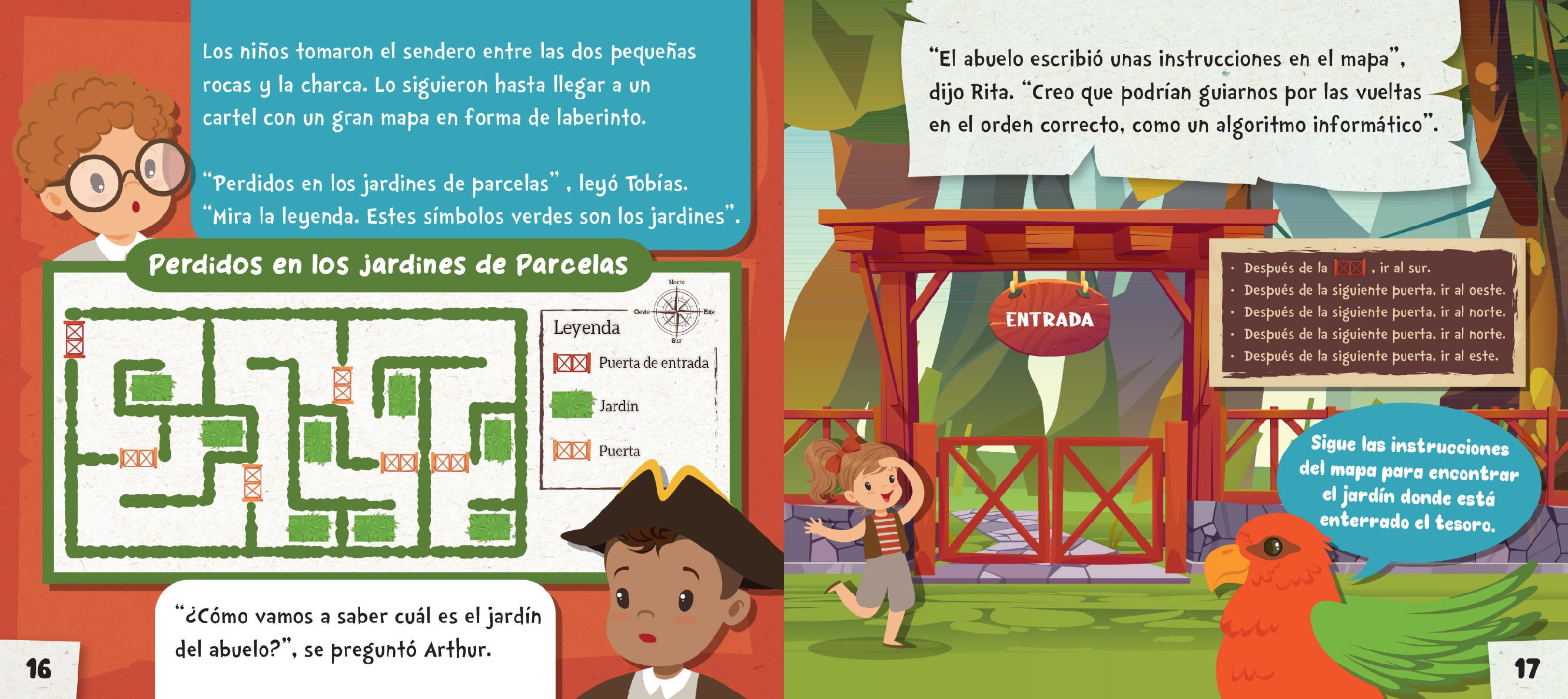 Usar un mapa del tesoro