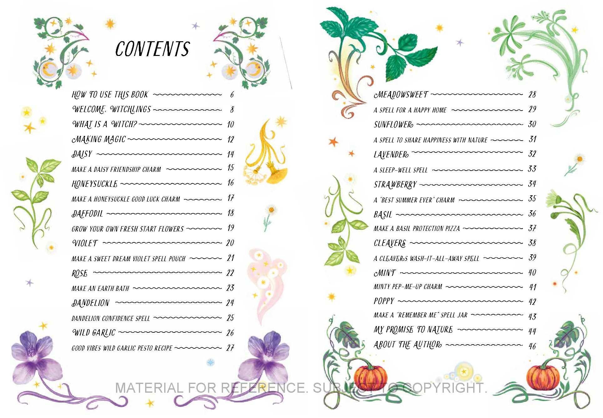 A Guide to Plants for Little Witchlings