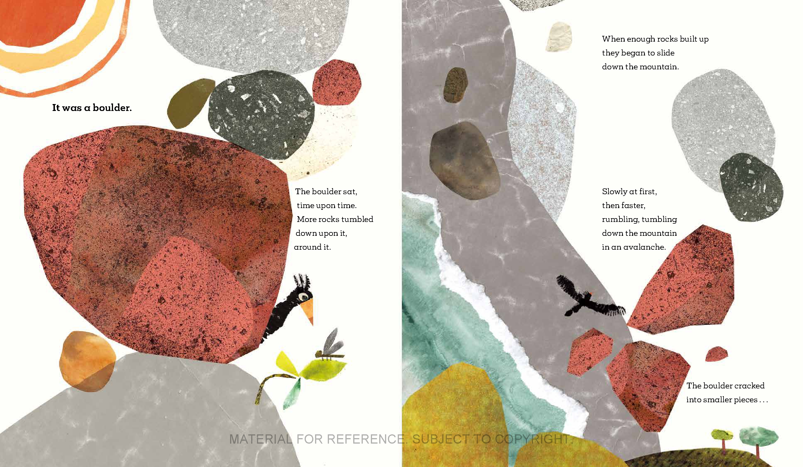 Mountain, Boulder, Pebble, Sand
