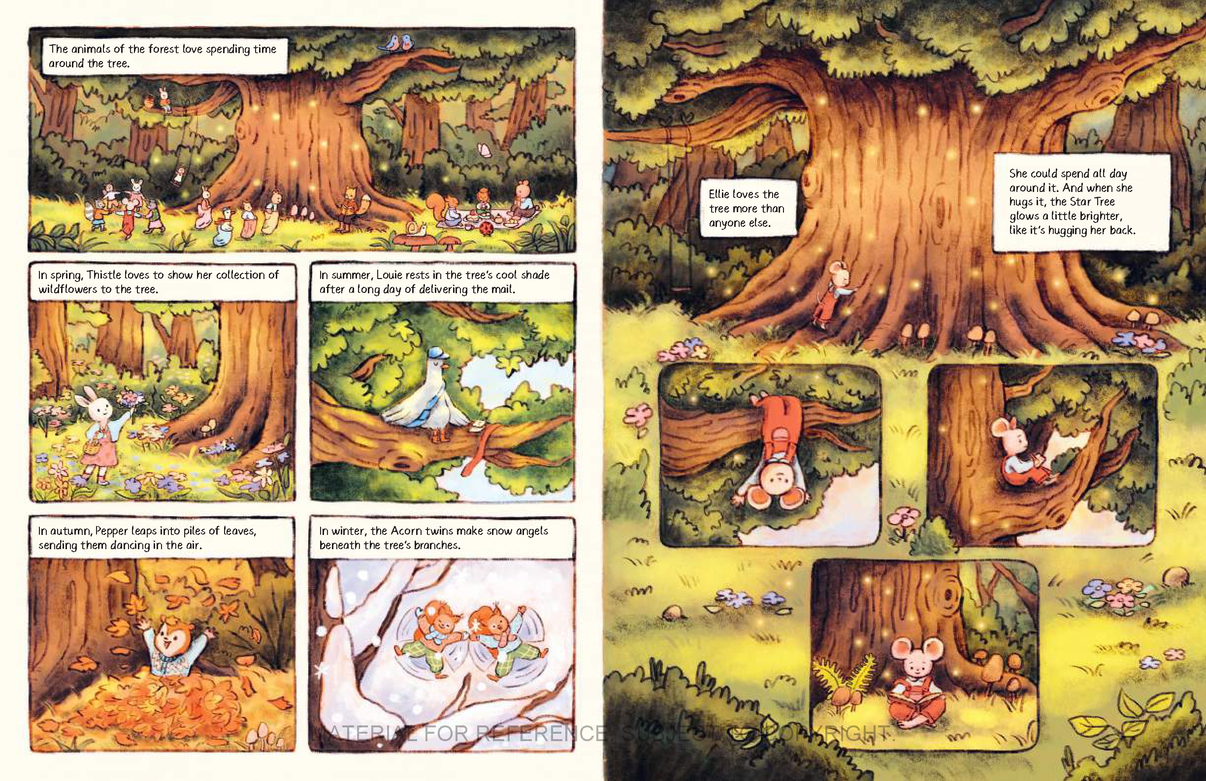 A Starlit Forest Tale: The Star Tree