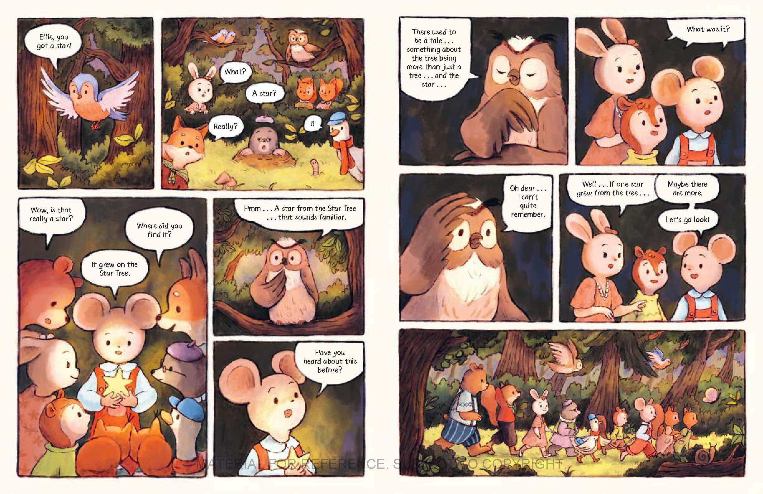 A Starlit Forest Tale: The Star Tree