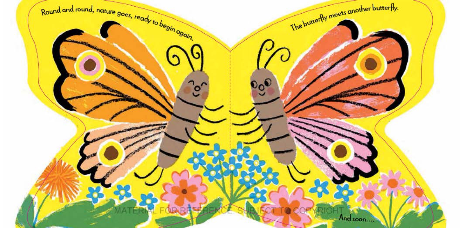 Round and Round Nature Stories: Caterpillar to Butterfly