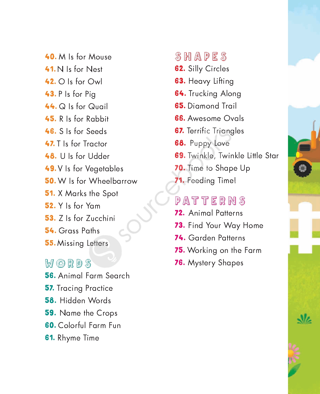 Jumbo Preschool Activity Book: Farm Animals, Ocean Animals, and Things That Go