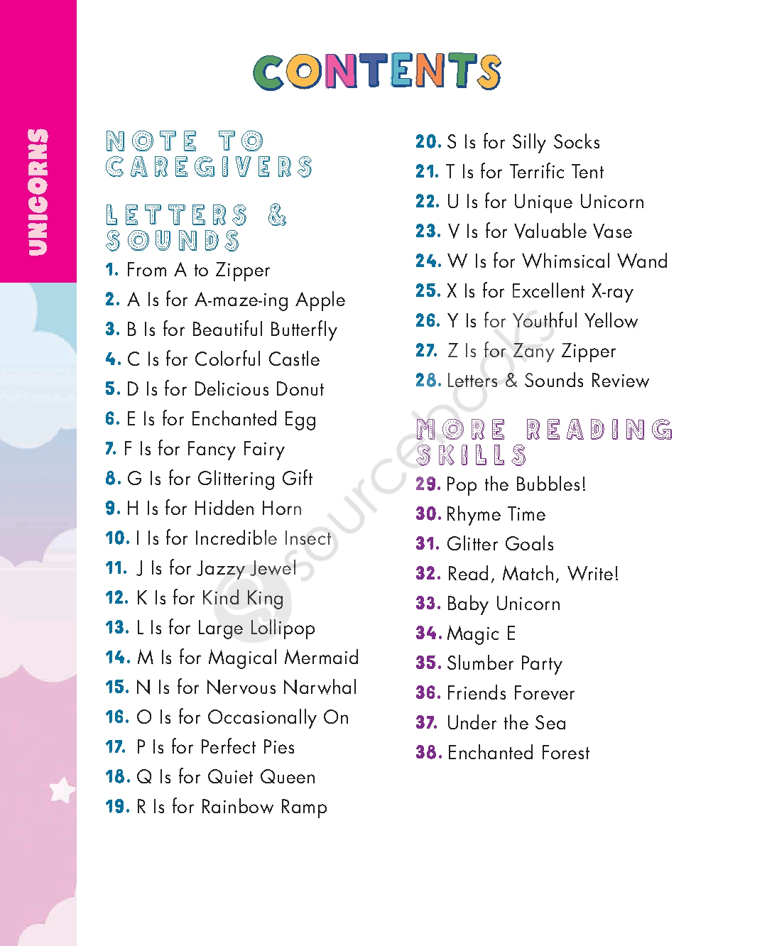 Jumbo Kindergarten Activity Book: Unicorns, Space, and Zoo Animals