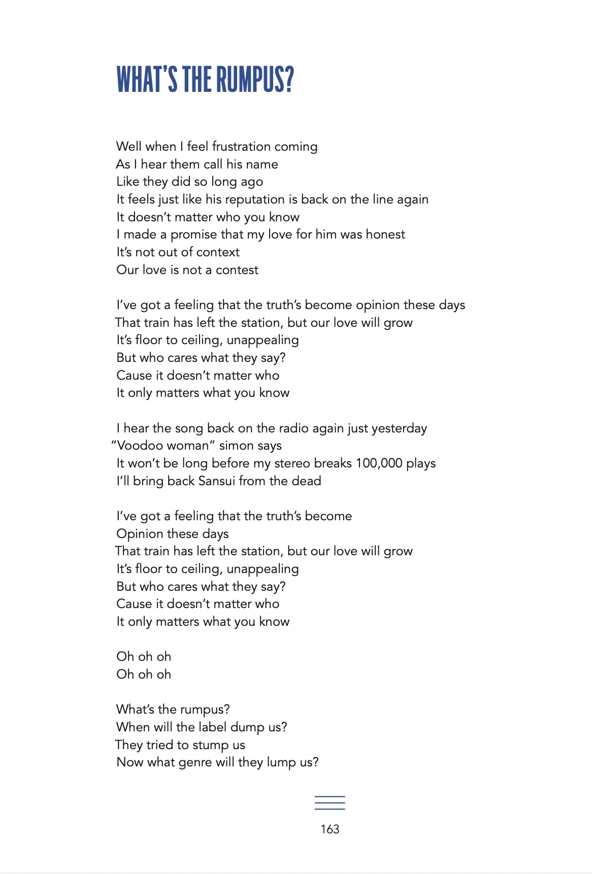 Jack White Complete Lyrics and Selected Writing